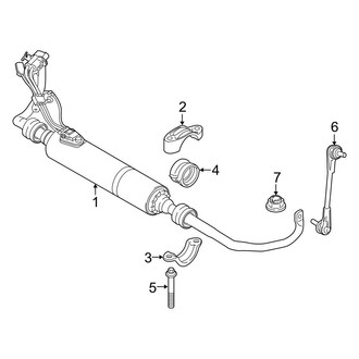 BMW OE - Front Suspension - Stabilizer Bar & Components (With Dynamic Drive), (Base)
