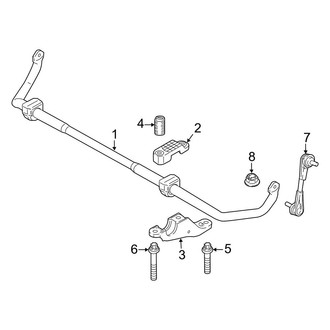 BMW OE - Front Suspension - Stabilizer Bar & Components (W/O Dynamic Drive)