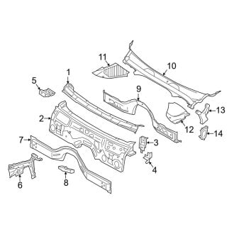 2022 BMW 7-Series Cowl Panels & Parts | Vent Grills — CARiD.com