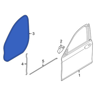 BMW OE - Front Outer Door Seal