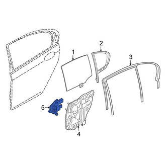 BMW OE - Rear Left Window Motor