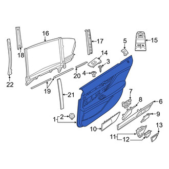 BMW OE - Front Left Inner Door Interior Trim Panel