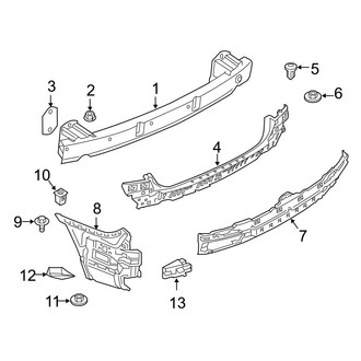 BMW OE - Rear Bumper - Bumper & Components (W/O M Type Bumper Support)