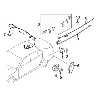 BMW OE - Rear Bumper - Electrical Components (W/O M Type)