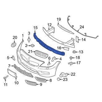 BMW OE - Front Bumper Impact Absorber