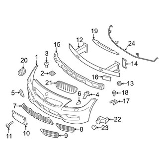 BMW OE - Front Bumper - Bumper & Components (With M Package)