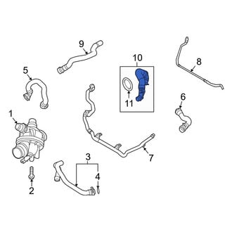 BMW OE - Upper Radiator Coolant Hose