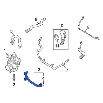 BMW OE - Engine Coolant Overflow Hose