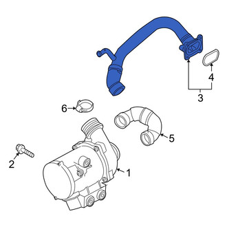 BMW OE - Engine Coolant Pipe
