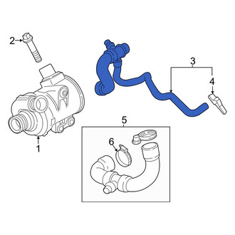 BMW OE - Engine Coolant Pipe