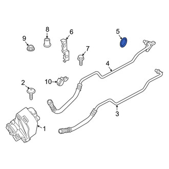 BMW OE - Automatic Transmission Oil Cooler Coolant Line Fitting Seal