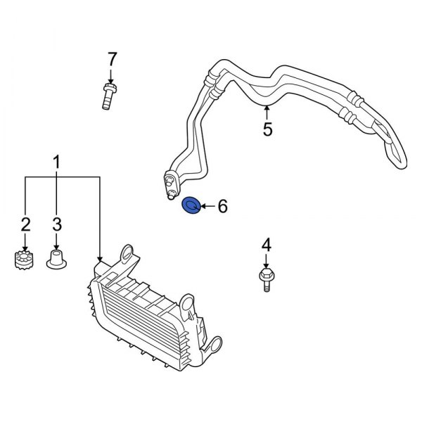 Engine Oil Cooler Line O-Ring