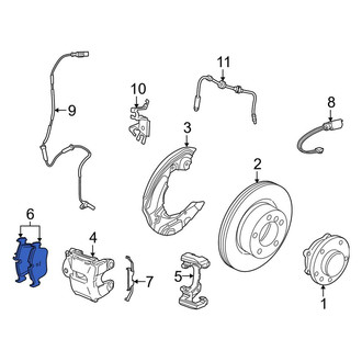BMW OE - Front Disc Brake Pad Set