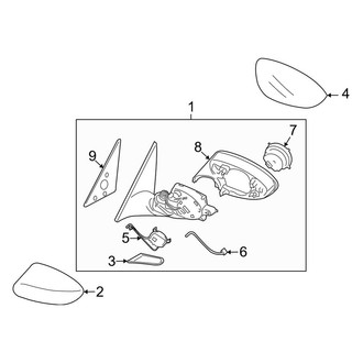 BMW OE - Door - Outside Mirrors