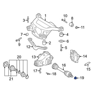 BMW OE - CV Joint Nut