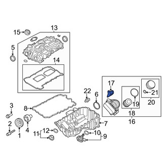 BMW OE - Engine Oil Filter Housing Gasket