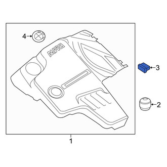 BMW OE - Engine Cover Bracket