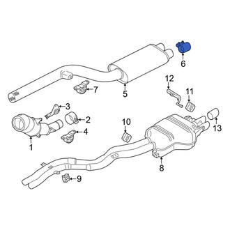 BMW OE - Center Exhaust Muffler Clamp