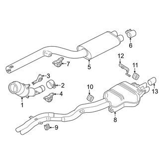 BMW OE - Exhaust System - Exhaust Components (2.0L)