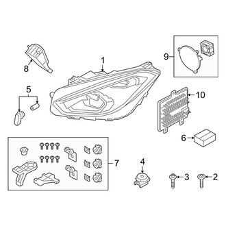 BMW OE - Front Lamps - Headlamp Components