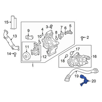 BMW OE - Engine Coolant Pipe