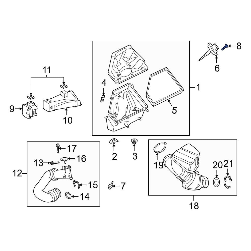 BMW OE 07129907551 - Mass Air Flow Sensor Screw