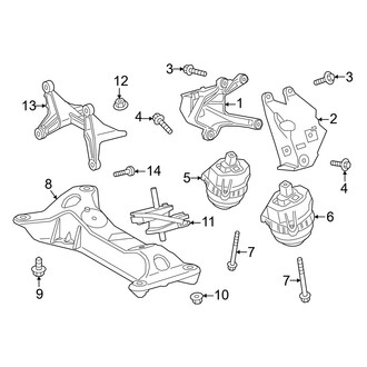 BMW OE - Engine & Transmission Mounting (Standard Tr)