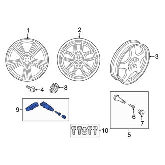 BMW OE - Tire Pressure Monitoring System (TPMS) Sensor