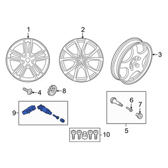 BMW OE - Tire Pressure Monitoring System (TPMS) Sensor