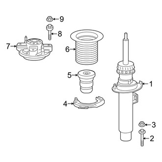 BMW OE - Front Suspension - Struts & Components (W/O Dynamic Chassis)