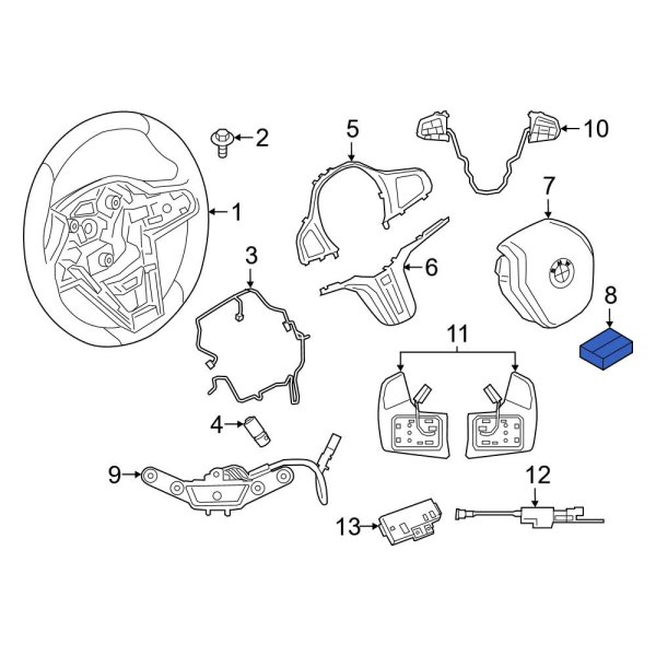 Steering Wheel Hardware Kit