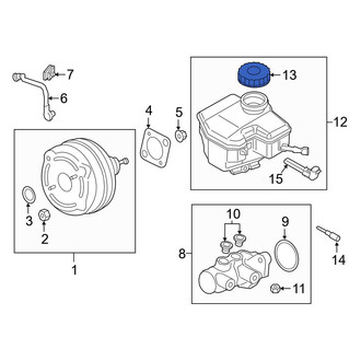BMW OE - Brake Master Cylinder Reservoir Cap