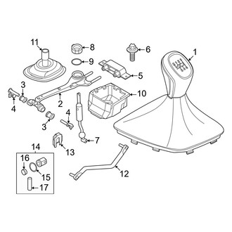 BMW OE - Front Console (Shift Lever), (Standard Tr)