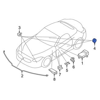 BMW OE - Center Air Bag Impact Sensor