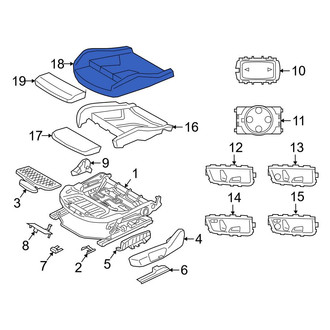 BMW OE - Front Left Seat Cover