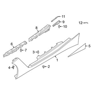 BMW OE - Pillars, Rocker & Floor - Exterior Trim