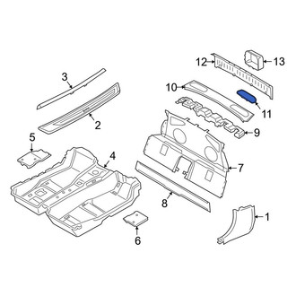 BMW OE - Rear Right Trunk Trim Panel Cap