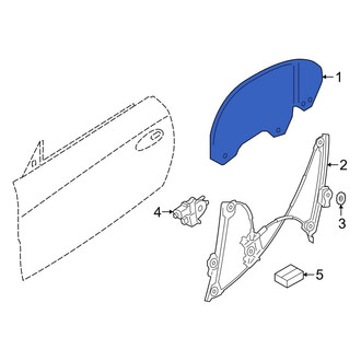 BMW OE - Front Left Door Glass