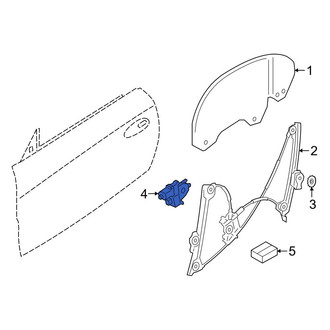 BMW OE - Front Right Window Motor