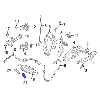 BMW OE - Front Left Inner Exterior Door Handle Cover