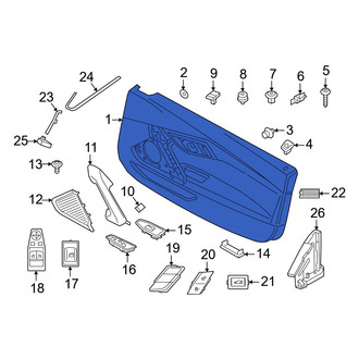 BMW OE - Front Right Inner Door Interior Trim Panel