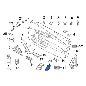 BMW OE - Front Left Door Lock Switch