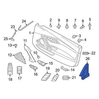 BMW OE - Front Left Door Trim Molding