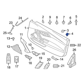 BMW OE - Door Interior Trim Panel Cap