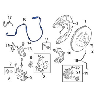 BMW OE - Rear Disc Brake Pad Wear Sensor