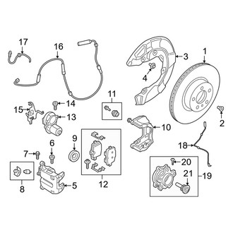BMW OE - Rear Suspension - Brake Components
