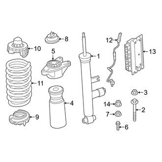 BMW OE - Rear Suspension - Shocks & Components (With Adaptive M Chassis)