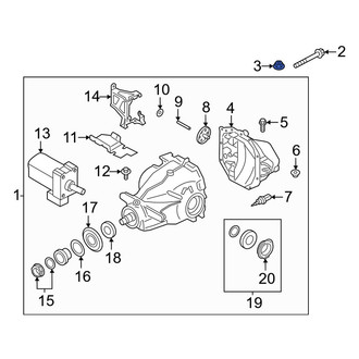 BMW OE - Lower Suspension Control Arm Nut