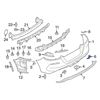 BMW OE - Rear Tow Eye Cap
