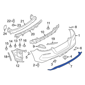 BMW OE - Rear Lower Bumper Trim